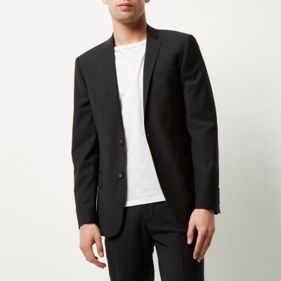Black skinny Travel Suit jacket